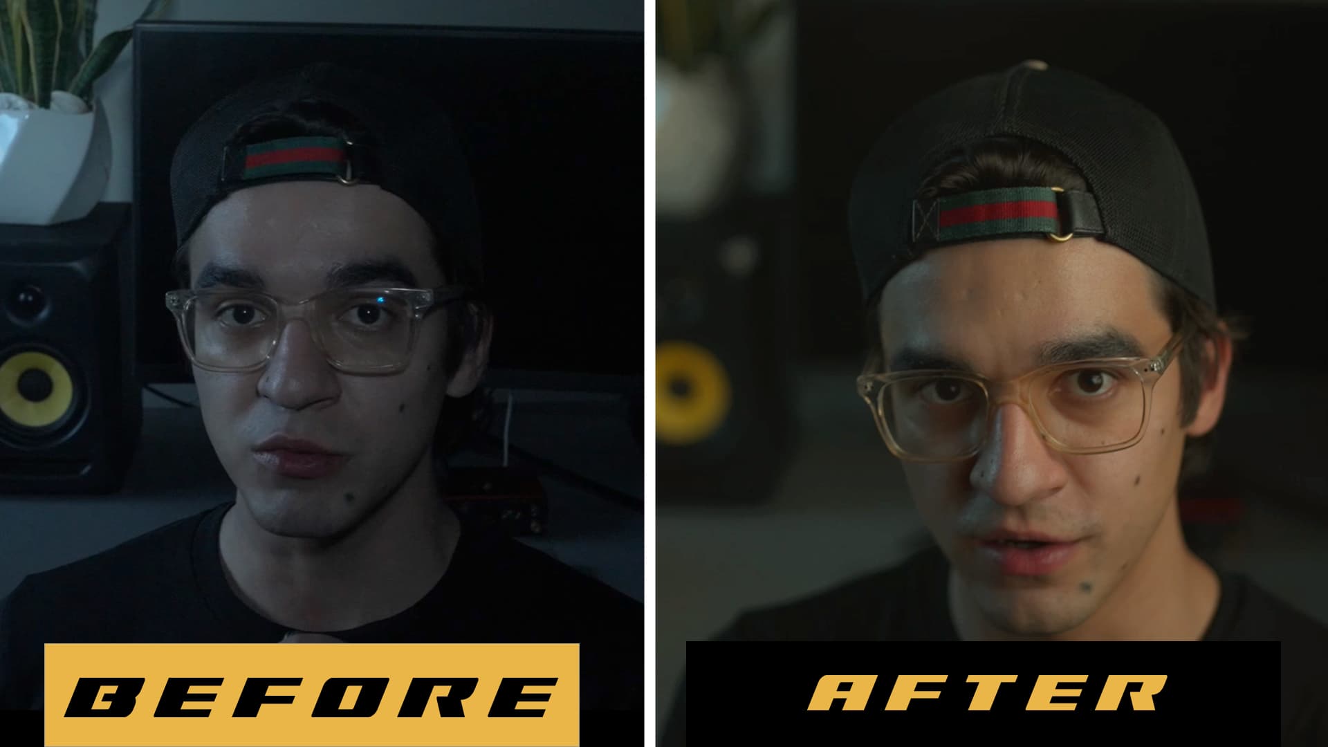 Edición de retrato antes y después del workshop Zero to Hero